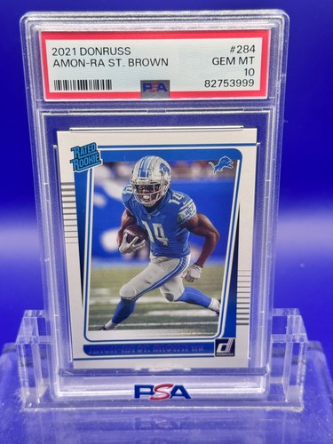 2021 Panini Donruss Amon Ra St. Brown #284 card