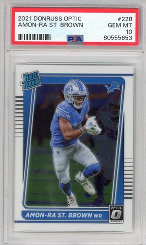 2021 Panini Donruss Optic Amon Ra St. Brown #228 card