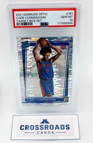 2021 Panini Donruss Optic Cade Cunningham [Target Silver Pulsar] #161 card
