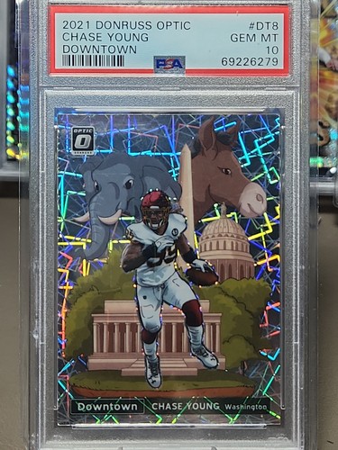 2021 Panini Donruss Optic Downtown Chase Young #DT-8 card