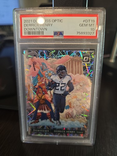 2021 Panini Donruss Optic Downtown Derrick Henry #DT-19 card