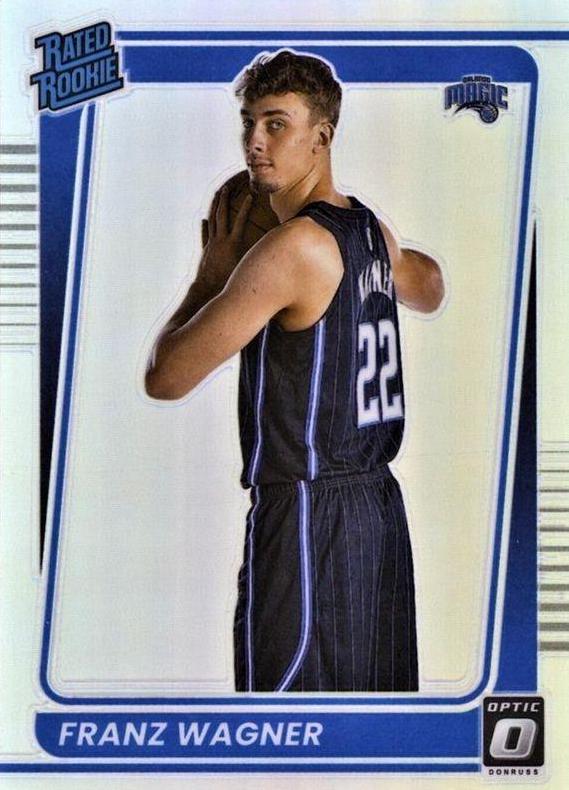2021 Panini Donruss Optic Franz Wagner [Holo] #185 card