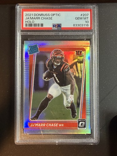 2021 Panini Donruss Optic Ja'Marr Chase [Holo] #207 card