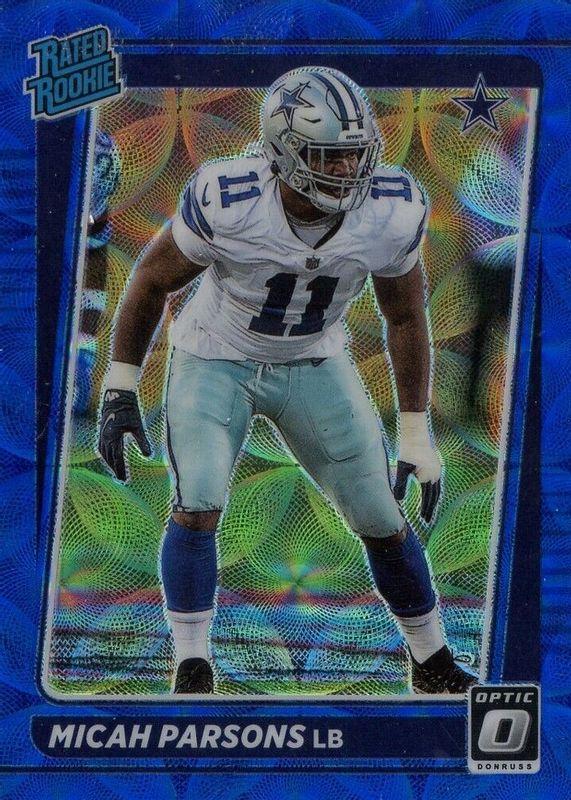 2021 Panini Donruss Optic Micah Parsons [Blue Scope] #245 card