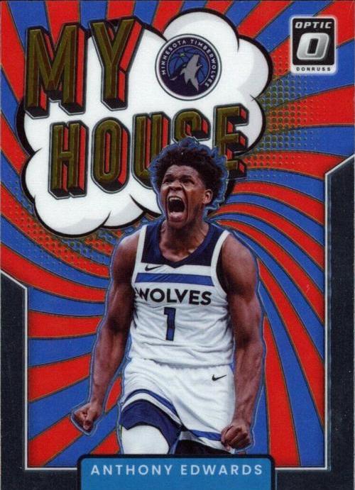 2021 Panini Donruss Optic My House Anthony Edwards #9 card