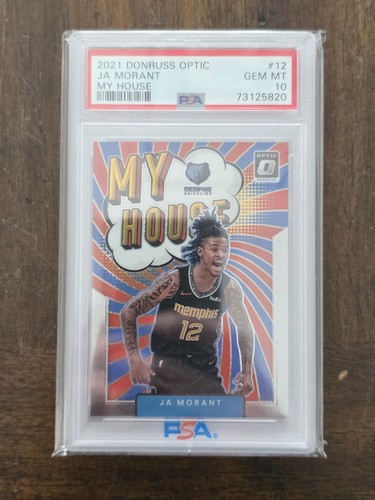 2021 Panini Donruss Optic My House Ja Morant [Purple] #12 card