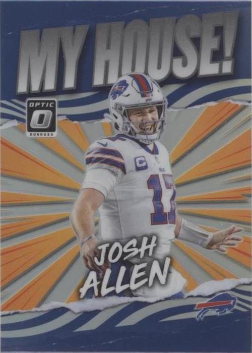 2021 Panini Donruss Optic My House Josh Allen #MH-8 card