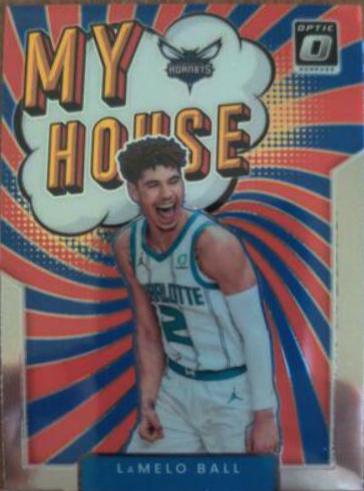 2021 Panini Donruss Optic My House LaMelo Ball #8 card