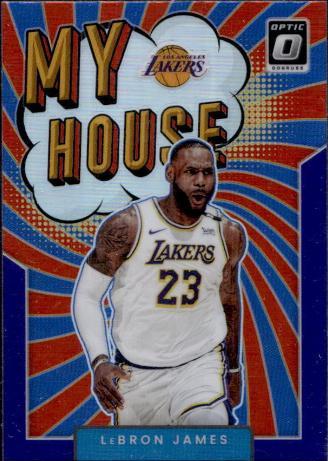 2021 Panini Donruss Optic My House LeBron James [Purple] #6 card