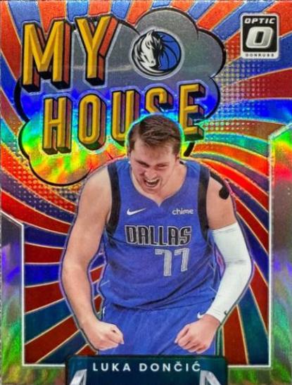 2021 Panini Donruss Optic My House Luka Doncic [Holo] #1 card