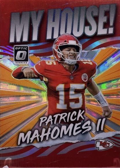 2021 Panini Donruss Optic My House Patrick Mahomes II #MH-12 card