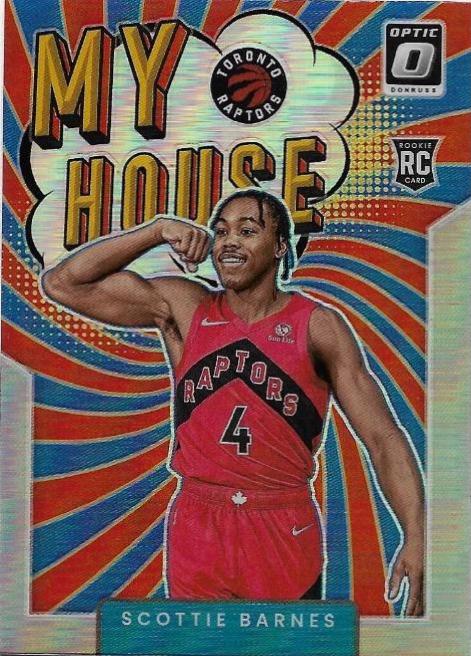 2021 Panini Donruss Optic My House Scottie Barnes #19 card