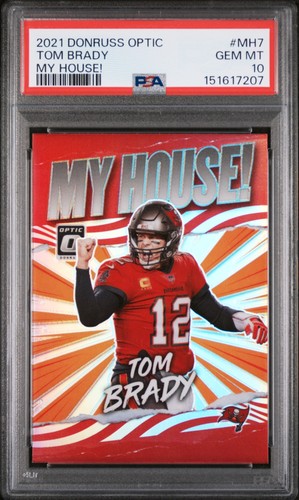 2021 Panini Donruss Optic My House Tom Brady #MH-7 card