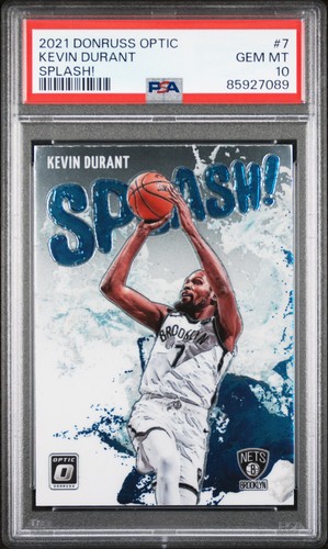 2021 Panini Donruss Optic Splash Kevin Durant #7 card