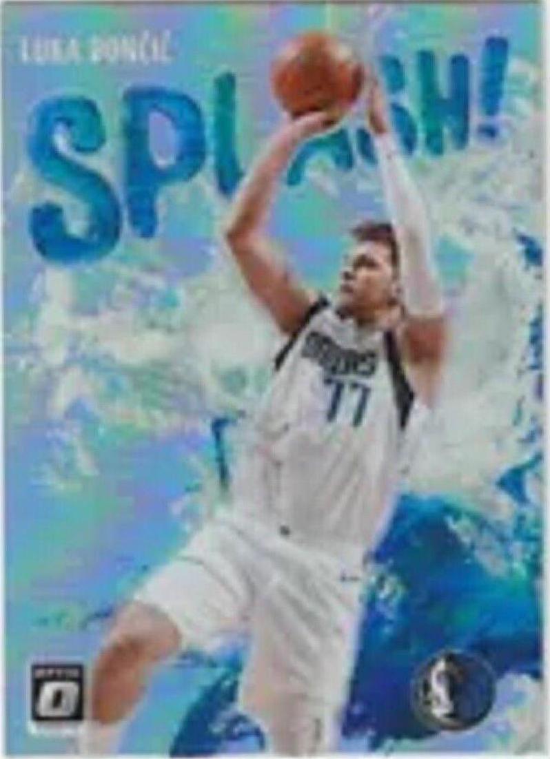 2021 Panini Donruss Optic Splash Luka Doncic [Holo] #4 card