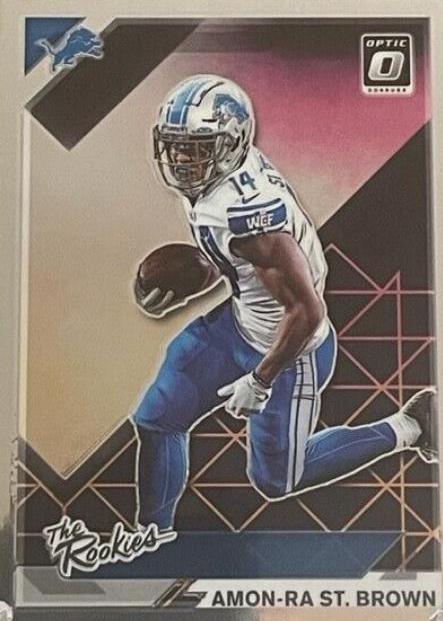 2021 Panini Donruss Optic The Rookies Amon Ra St. Brown #TR-17 card