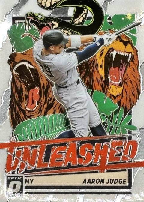 2021 Panini Donruss Optic Unleashed Aaron Judge #UNL5 card