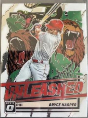 2021 Panini Donruss Optic Unleashed Bryce Harper[BLACK] #UNL10 #UNL10 card