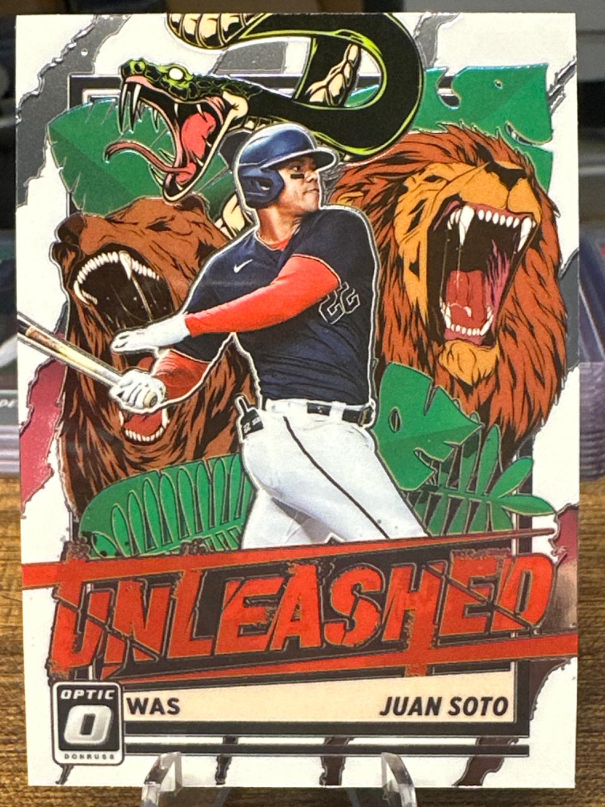 2021 Panini Donruss Optic Unleashed Juan Soto #UNL7 card
