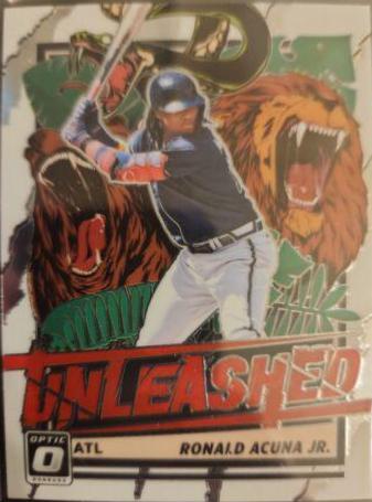 2021 Panini Donruss Optic Unleashed Ronald Acuna Jr. #UNL3 #UNL3 card