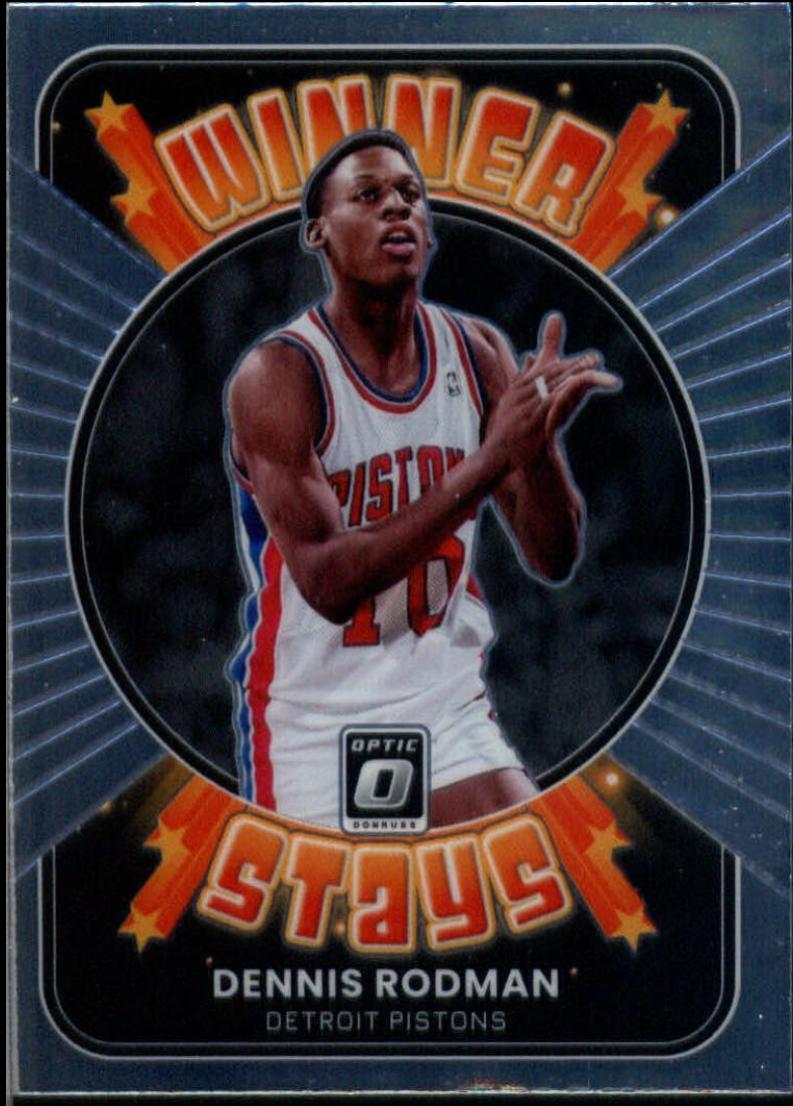 2021 Panini Donruss Optic Winner Stays Dennis Rodman #6 card