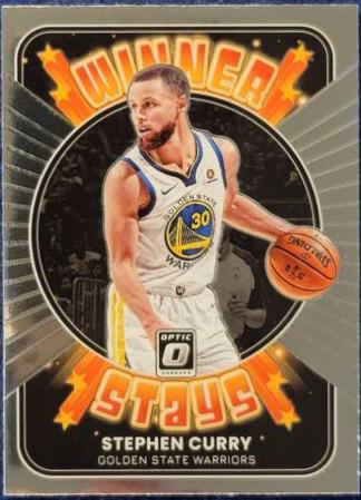 2021 Panini Donruss Optic Winner Stays Stephen Curry #4 card