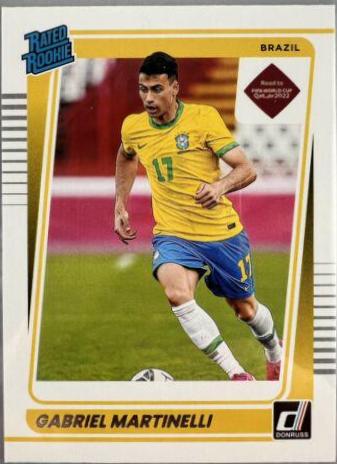 2021 Panini Donruss Road to Qatar Gabriel Martinelli #182 card