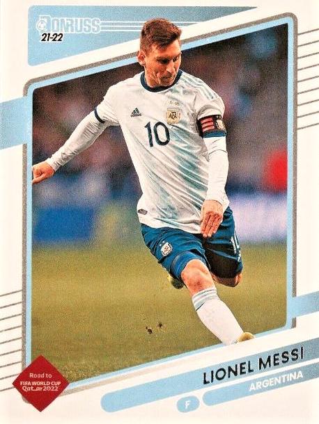 2021 Panini Donruss Road to Qatar Lionel Messi #1 card