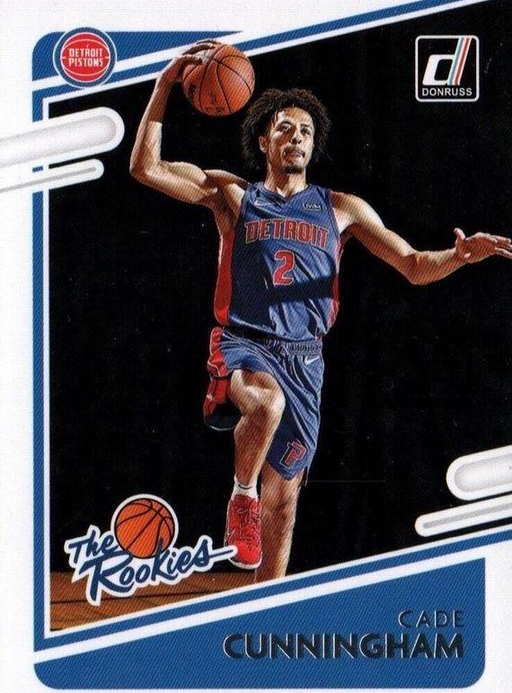 2021 Panini Donruss The Rookies Cade Cunningham #1 card