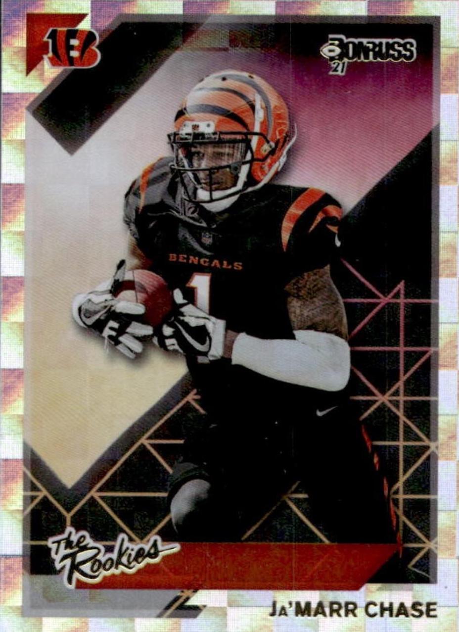 2021 Panini Donruss The Rookies Ja'Marr Chase #TR-JMC card
