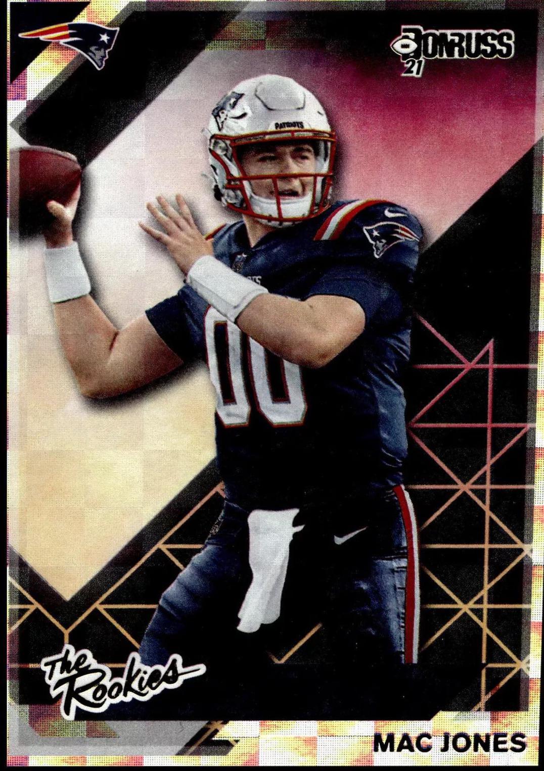 2021 Panini Donruss The Rookies Mac Jones #TR-MJO card
