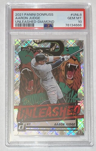 2021 Panini Donruss Unleashed Aaron Judge [Diamond] #UNL8 card