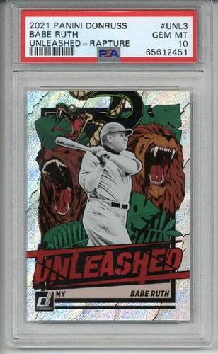 2021 Panini Donruss Unleashed Babe Ruth [Rapture] #UNL3 card