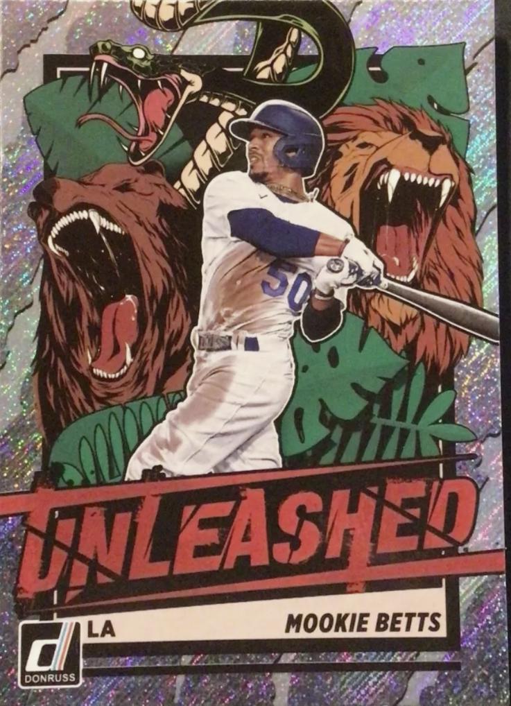 2021 Panini Donruss Unleashed Mookie Betts #UNL9 card