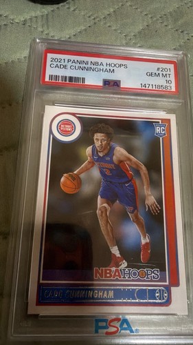 2021 Panini Hoops Cade Cunningham #201 card