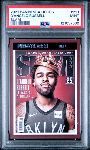 2021 Panini Hoops SLAM D'Angelo Russell #221 card