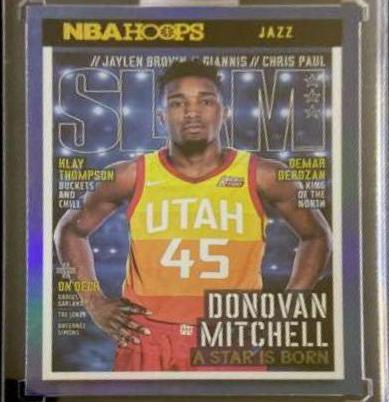 2021 Panini Hoops SLAM Donovan Mitchell [Holo] #215 card