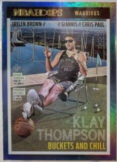 2021 Panini Hoops SLAM Klay Thompson [Holo] #215 card