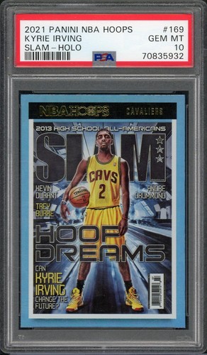 2021 Panini Hoops SLAM Kyrie Irving [Holo] #169 card