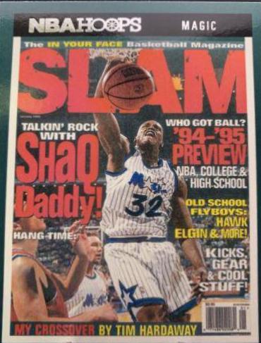 2021 Panini Hoops SLAM Shaquille O'Neal [Winter] #3 card