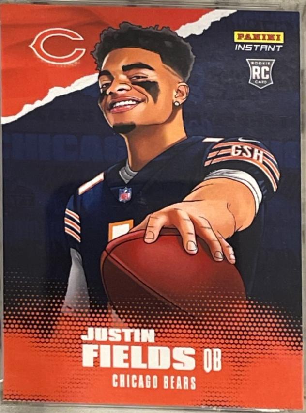 2021 Panini Instant Illustration Series Justin Fields #IS-JF card