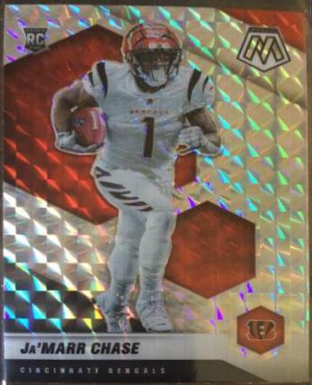 2021 Panini Mosaic Ja'Marr Chase [Mosaic] #307 card