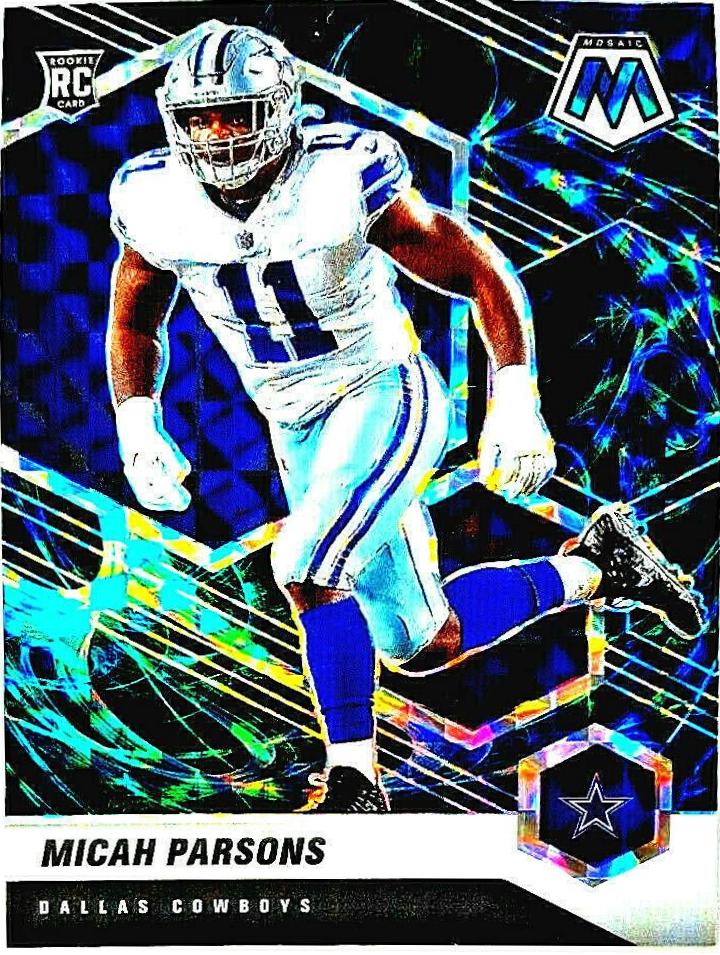 2021 Panini Mosaic Micah Parsons [Genesis] #362 card