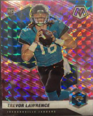 2021 Panini Mosaic Trevor Lawrence [Camo Pink Mosaic] #301 card