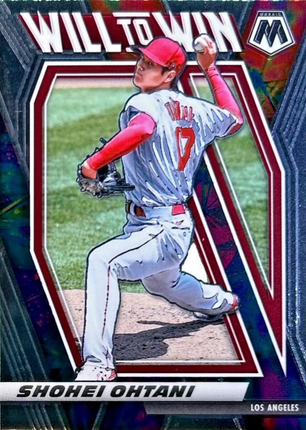 2021 Panini Mosaic Will to Win Shohei Ohtani #WTW8 card