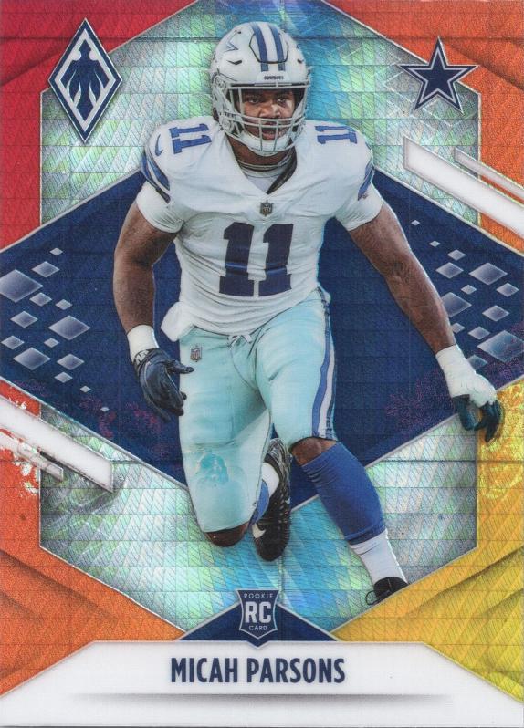 2021 Panini Phoenix Micah Parsons [Fire Burst] #146 card