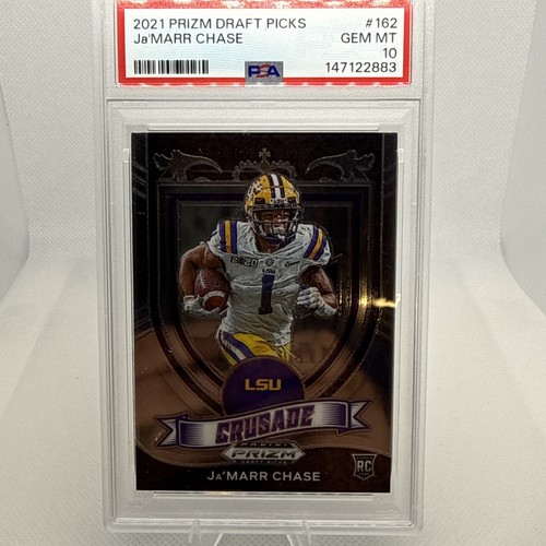 2021 Panini Prizm Draft Picks Ja'Marr Chase #162 card