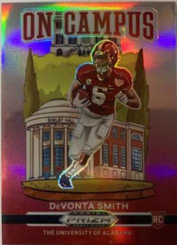 2021 Panini Prizm Draft Picks On Campus DeVonta Smith #OC-DS card