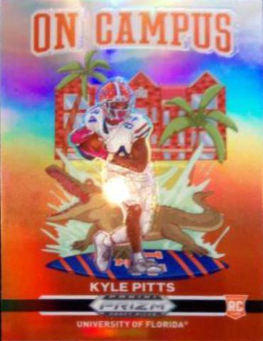 2021 Panini Prizm Draft Picks On Campus Kyle Pitts #OC-KP card