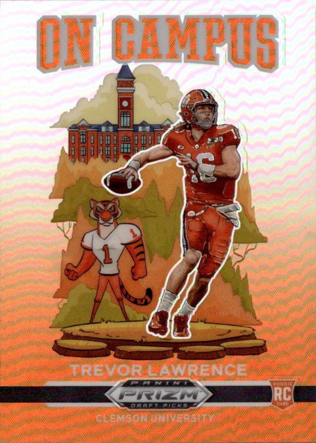 2021 Panini Prizm Draft Picks On Campus Trevor Lawrence #OC-TL card